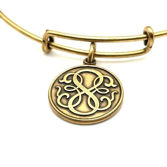 ALEX AND ANI Adjustable Copper Path of Life Charm Bracelet in Rafaelian Gold - Picture 3 of 4